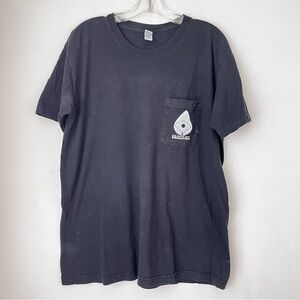 Old Blood Noise Endeavors Black Logo Pocket Tee Unisex L